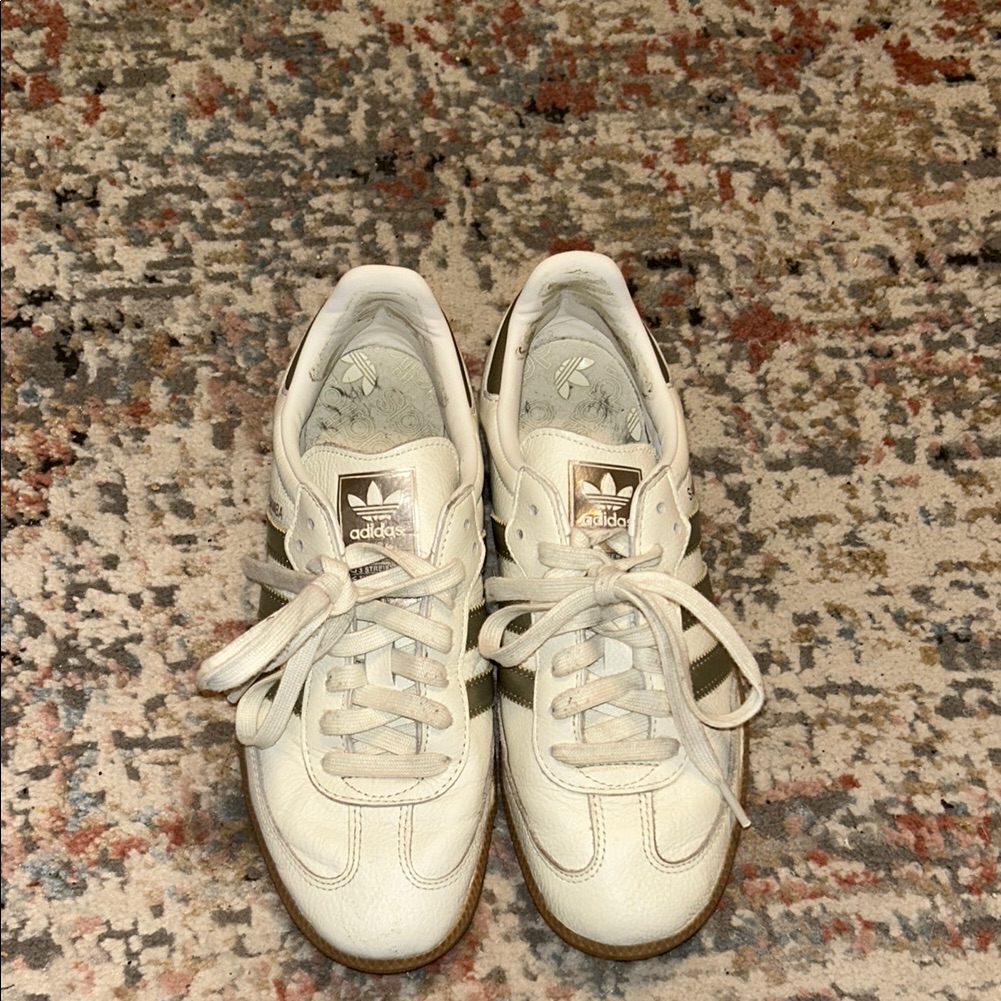 Adidas Samba Og Sneakers Gold And Cream